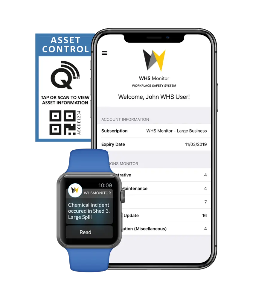 WHS Monitor mobile app